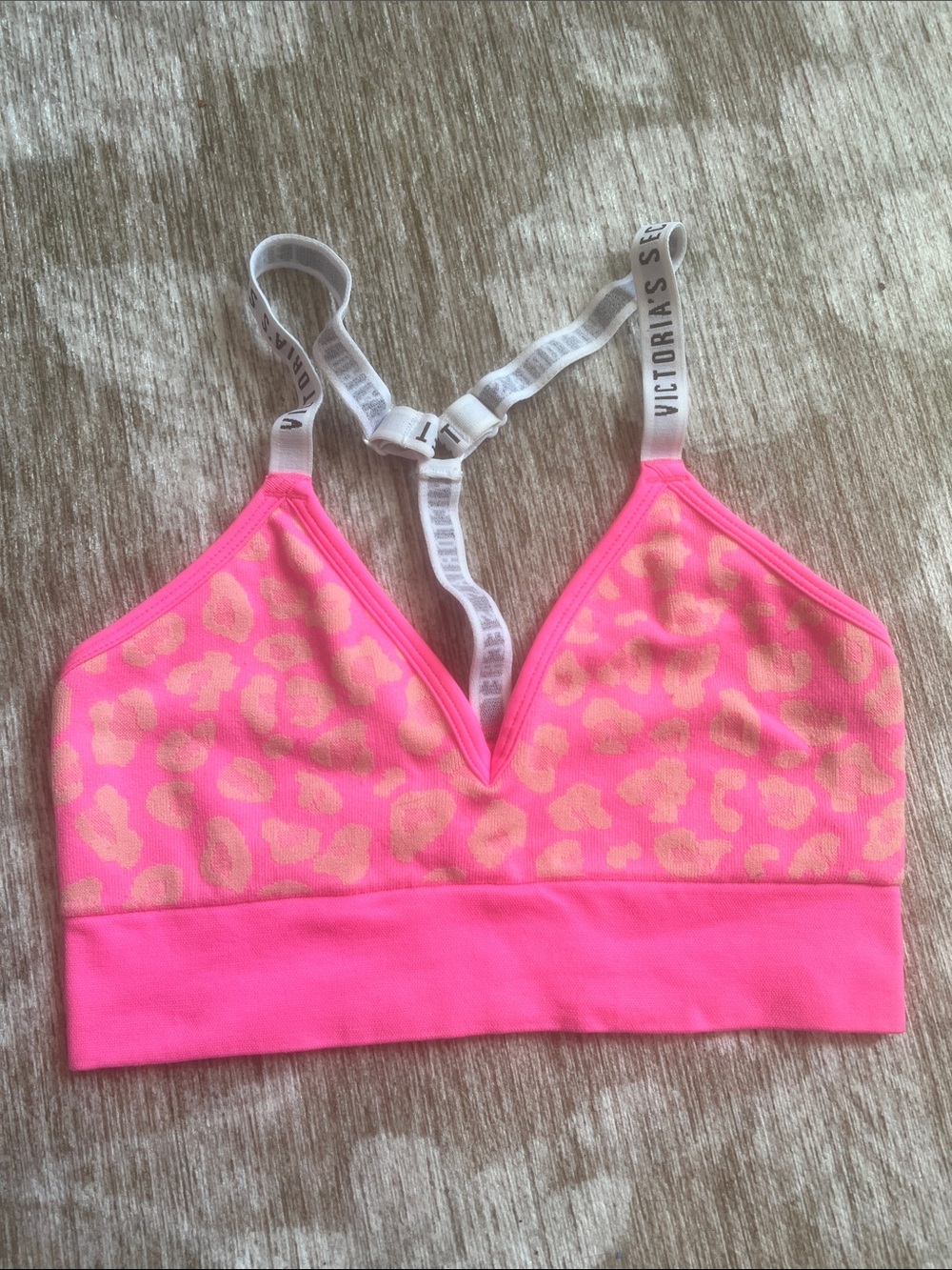 Victoria’s Secret Leopard Logo Strap Bralette